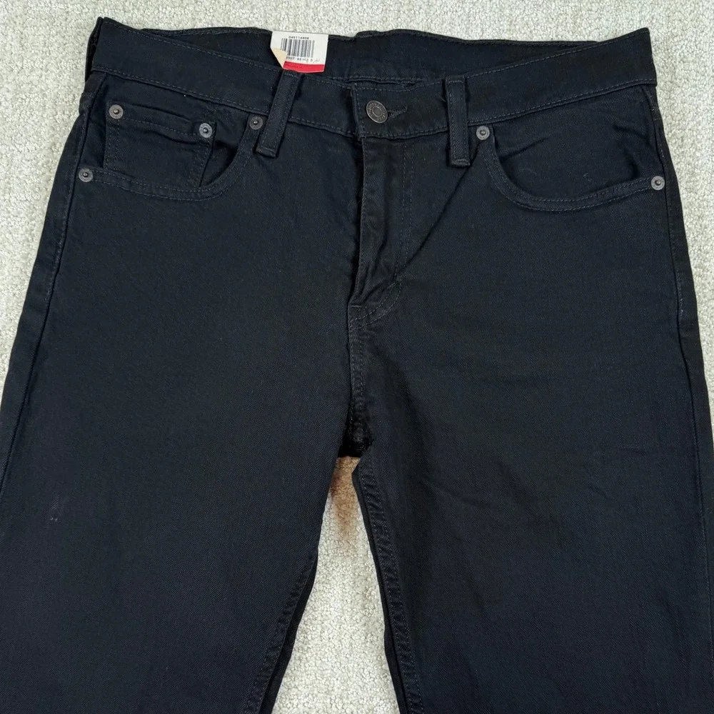 Levi's 511 Mens 30x32 Black Slim Fit Stretch Denim Jeans